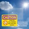 Signmission Radiation & Laser Sign, 7 in H x 10 in W, Plastic, Rectangle OS-2PACK-CR-P-710-L-10193 - alternate 6